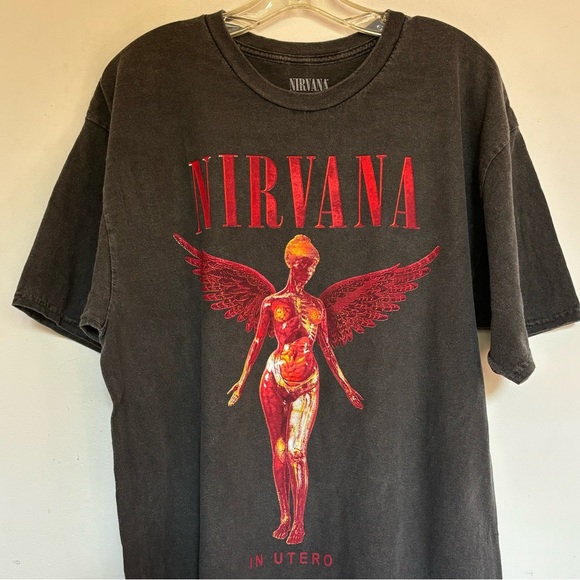 Nirvana In Utero Kurt Cobain T Shirt - Picture 2 of 3